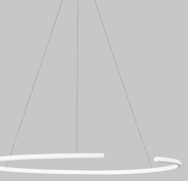 LED lustr Breda 70 bílé – Bílá