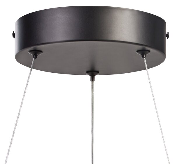 LED závěsná lampa SURKO Kov Černá