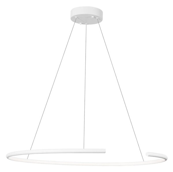 LED lustr Breda 70 bílé – Bílá