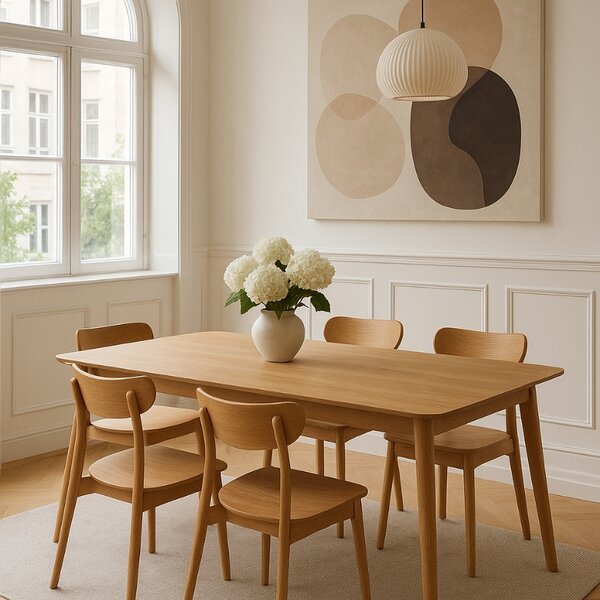 FormWood Dubový jídelní stůl Splits 140 x 90 cm