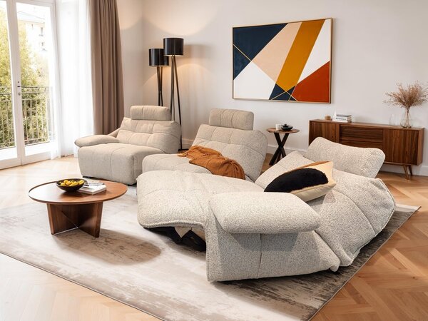 Home Cinema modulární sedačka s elektrickou relaxační funkcí