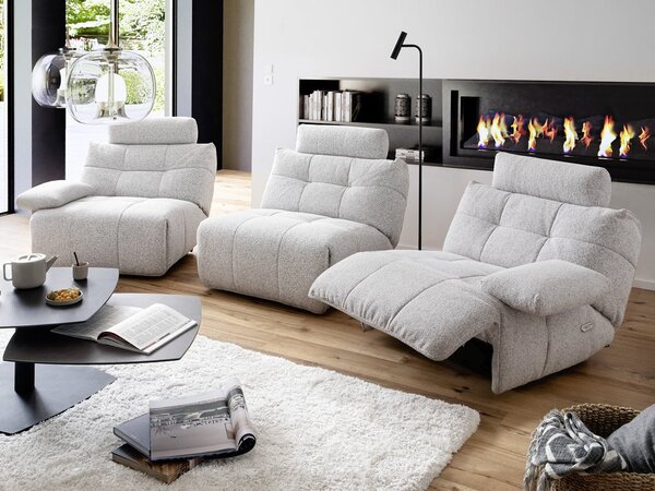 Home Cinema modulární sedačka s elektrickou relaxační funkcí