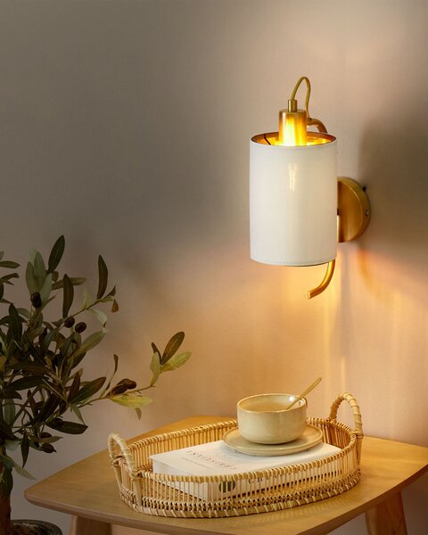 Nástěnná lampa LIBERIA Měděná Kov