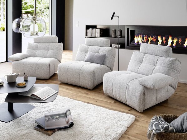 Home Cinema modulární sedačka s elektrickou relaxační funkcí