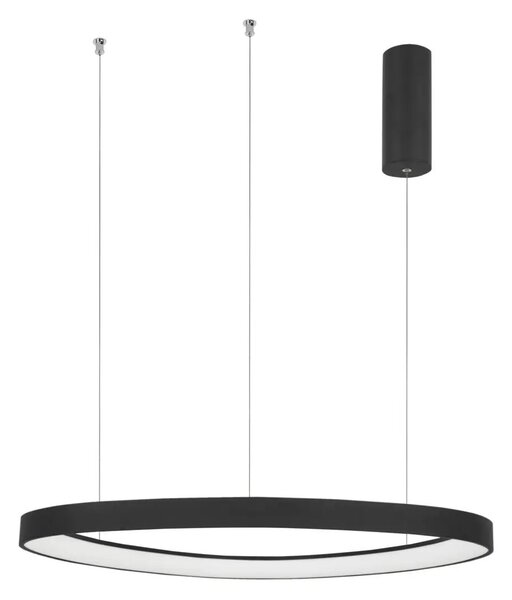 LED lustr Esteva 65 černé – Černá