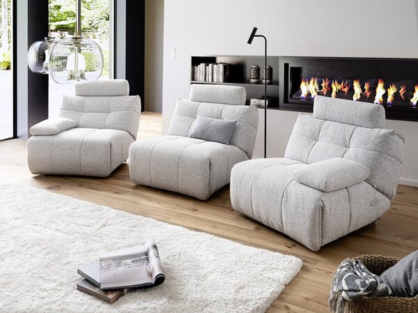 Home Cinema modulární sedačka s elektrickou relaxační funkcí