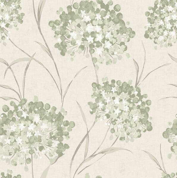 Vliesová tapeta na zeď, zelená, šedá, květinový vzor, 140331, Laura Ashley 4
