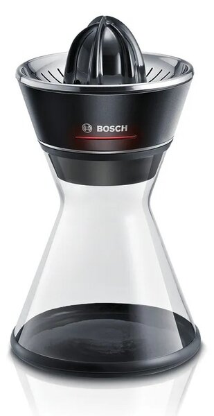 Bosch MCP72GPB citrusovač Plast, Nerezová ocel Černá, Průhledná
