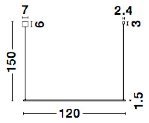 LED lustr Elettra 120 zlaté – Zlatá