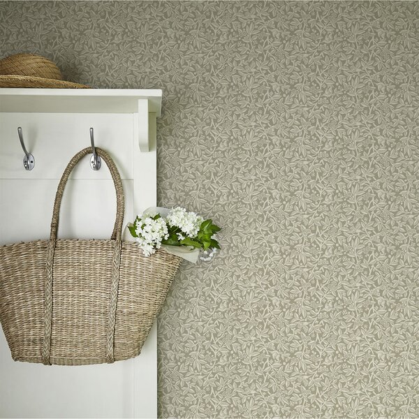 Vliesová tapeta na zeď, šedá, květiny, ptáci, 140320, Laura Ashley 4