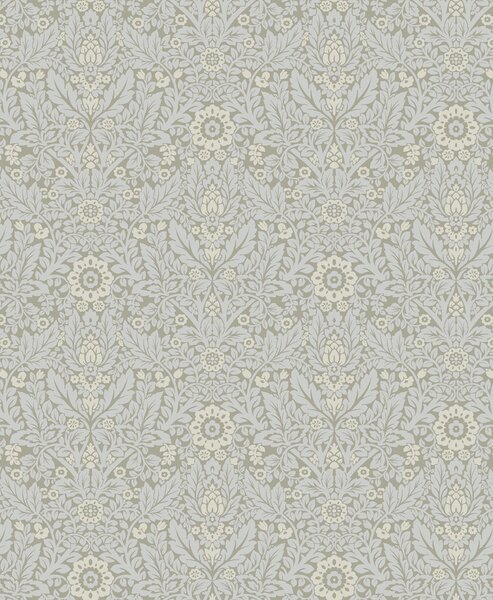 Květinová vliesová tapeta na zeď, zelená, modrá, 140322, Laura Ashley 4