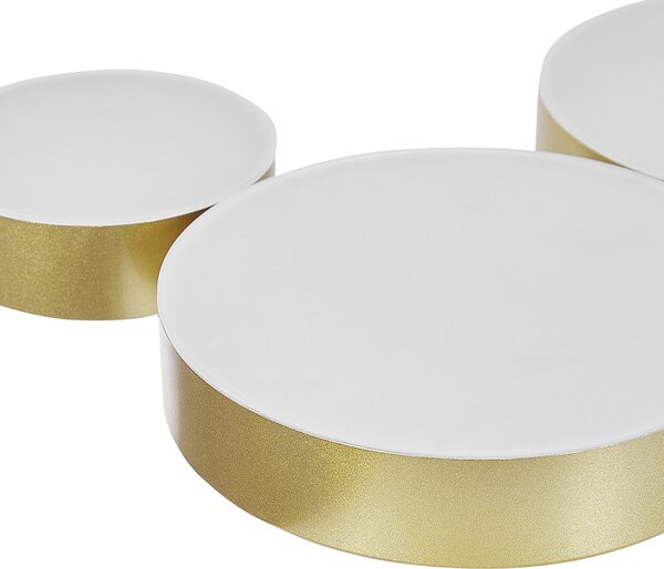 LED stropní světlo LUGA Kov Zlatá
