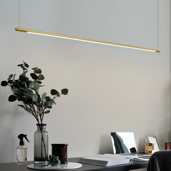 LED lustr Elettra 120 zlaté – Zlatá