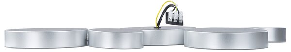 LED stropní lampa LUGA Kov Stříbrná