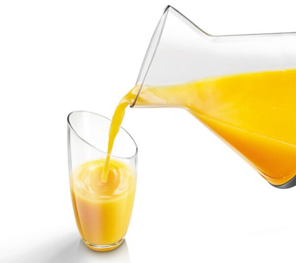 Bosch MCP72GPB citrusovač Plast, Nerezová ocel Černá, Průhledná