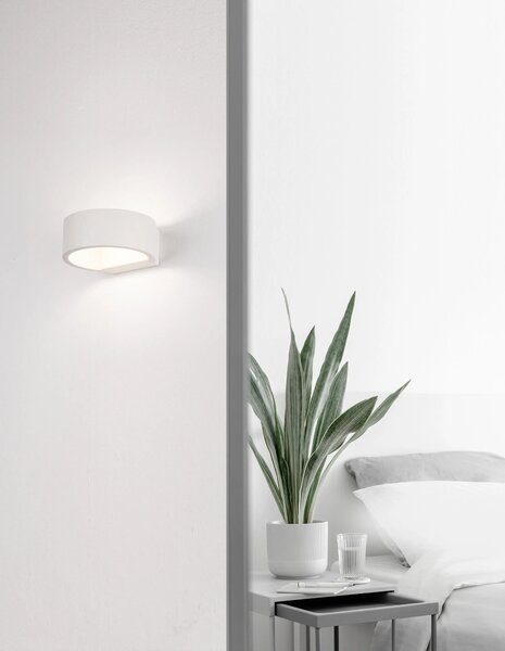 LED nástěnné svítidlo Enna – Bílá
