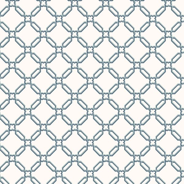 Vliesová tapeta na zeď, modrá, bílá, geometrický vzor, 130100, Laura Ashley 4