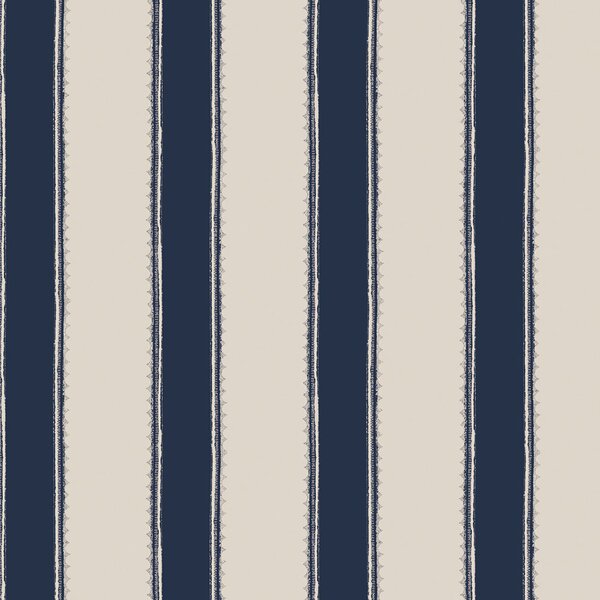 Modro-bílá vliesová tapeta na zeď, pruhy, 127404, Laura Ashley 4