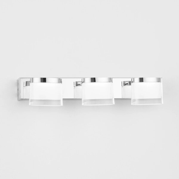 Moderní nástěnné svítidlo Sabia 38 Chrome – Šedá