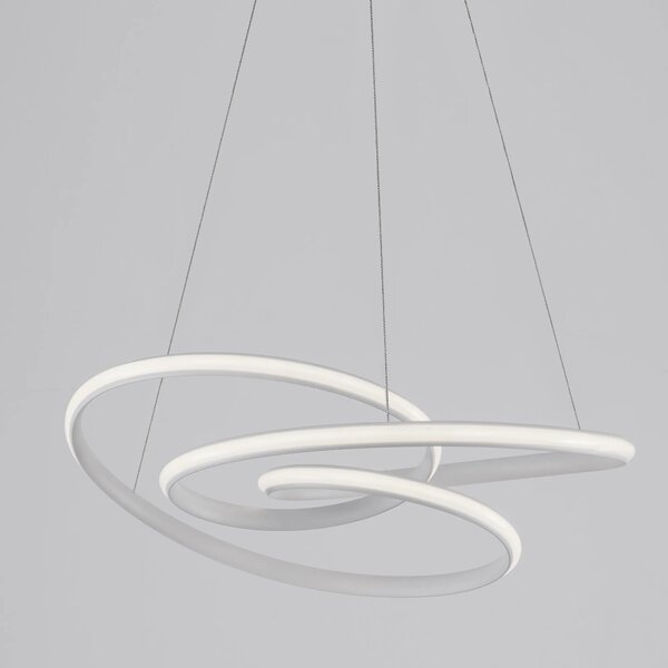 LED lustr Menton 52 bílé – Bílá