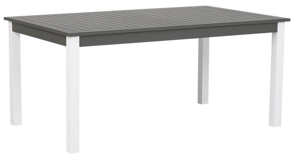 Rozkládací zahradní jídelní stůl PANCOLE 168/248 cm 100 cm Kov Šedá