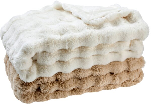 KOŽEŠINOVÁ DEKA, polyester, 150/200 cm Dieter Knoll - Deky