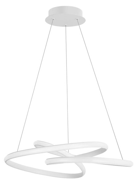 LED lustr Menton 52 bílé – Bílá