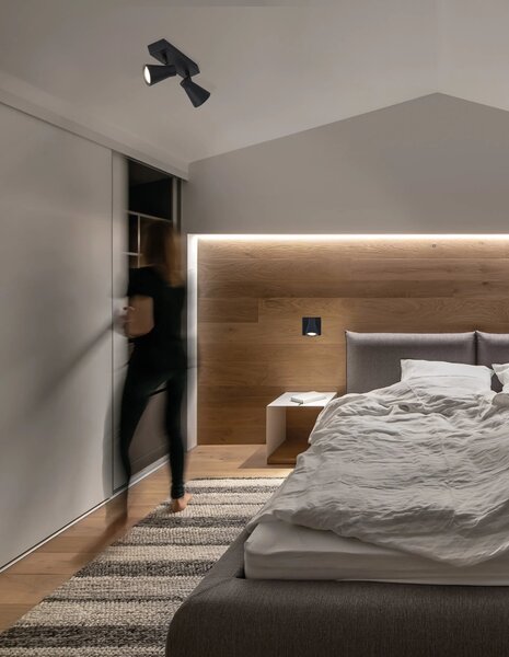 Designové bodové svítidlo Dublin 24.5 černé – Černá