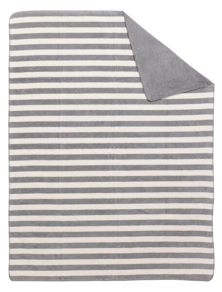 Deka Cotton Cloud 150x200cm Gray Stripes