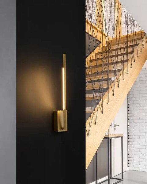 Designové nástěnné svítidlo Raccio A 6 zlaté – Zlatá
