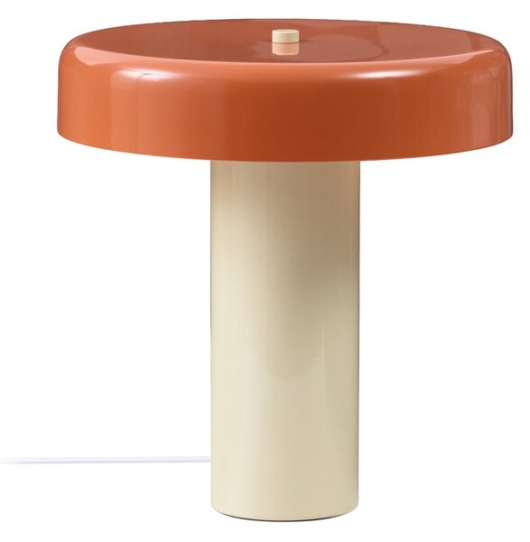 Stolní lampa NOLA, Dionne, Oranžová, Obývací pokoj, Kov, Moderní