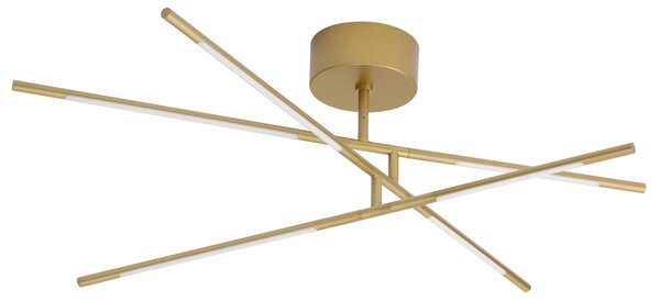 Stropní svítidlo LED se stmíváním Raccio 84 zlaté – Zlatá