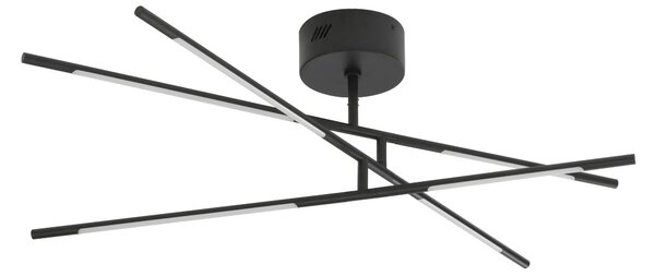 Stropní svítidlo LED se stmíváním Raccio 84 černé – Černá