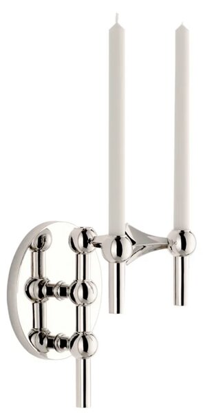 Nástěnný držák na svícen STOFF Nagel - Chrome SN146