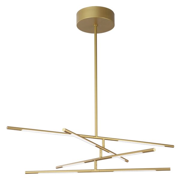 LED lustr Raccio 84 zlaté – Zlatá