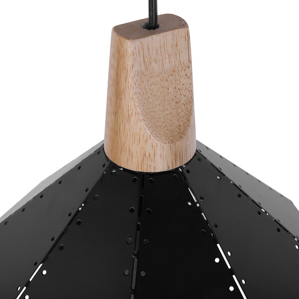 Závěsná lampa SOMME Kov Černá