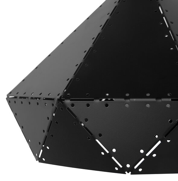 Závěsná lampa SOMME Kov Černá