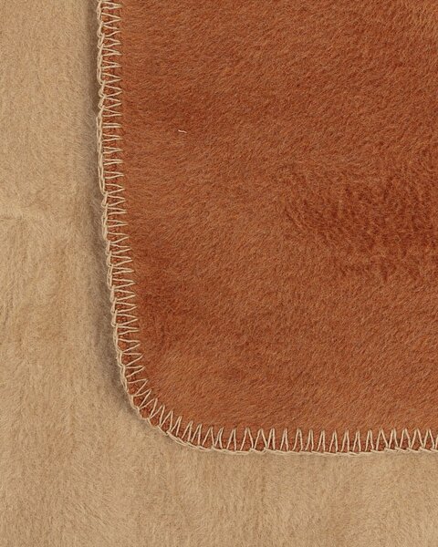 Deka Cotton Cloud 150x200cm Cognac&Beige
