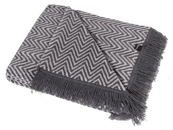 Deka Cotton Cloud 150x200cm Grey Chevron