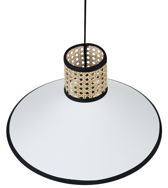 Závěsná lampa MANTUA Ratan Bílá