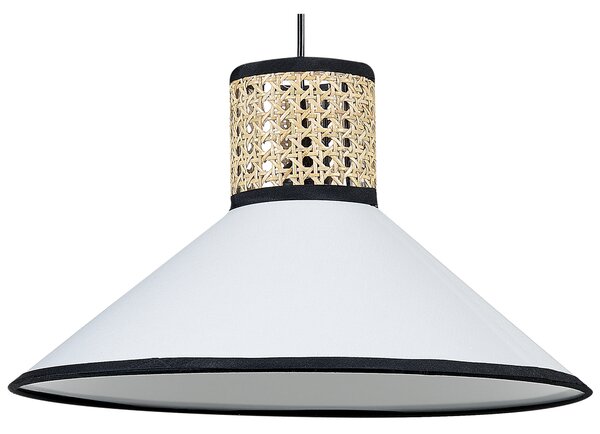 Závěsná lampa MANTUA Ratan Bílá