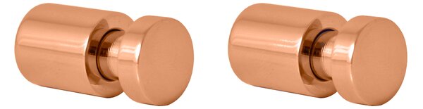 Slezák - RAV Věšáček 30 mm - 2 ks,COLORADO - COA0103/30ZRK Růžové zlato kartáčovaná