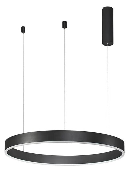 LED lustr Motif 60 černé stmívatelné – Černá