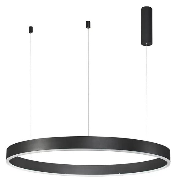 LED lustr Motif 100 černé stmívatelné – Černá