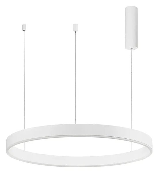 LED lustr Motif 80 bílé stmívatelné – Bílá