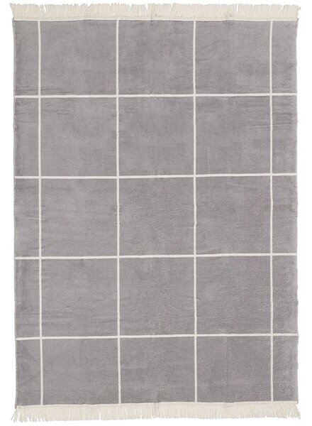 Deka Cotton Cloud 150x200 Grey&Ecru Check