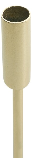 Sada 2 svícnů BUNYU 19/28 cm Kov Zlatá