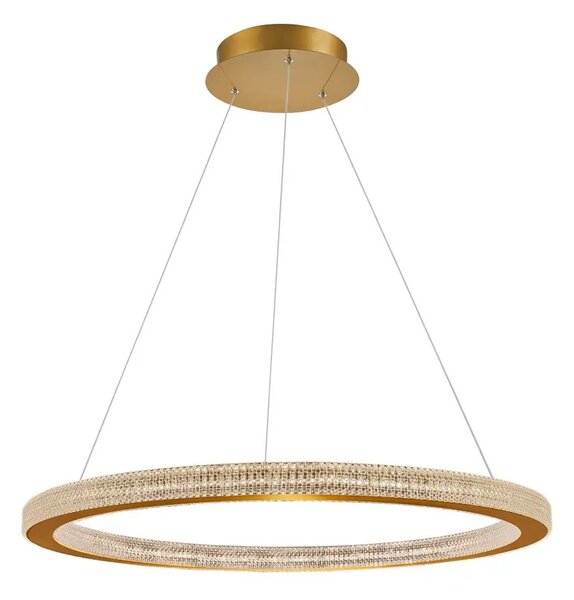 LED lustr Fiore 80 zlaté – Zlatá