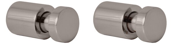Slezák - RAV Věšáček 30 mm - 2 ks COLORADO - COA0103/30MGL, Metal Grey lesk