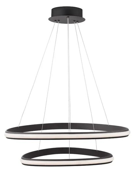 LED lustr Aries 59 černé – Černá